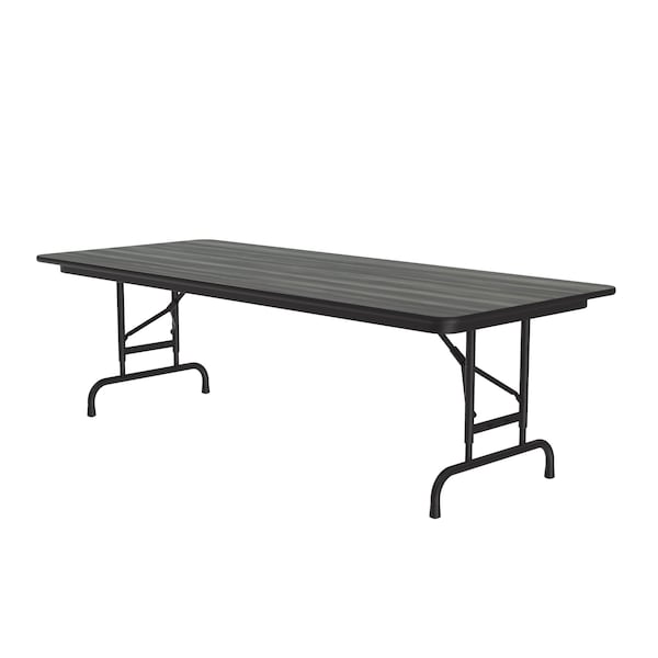 Correll CFA Adjustable HPL Folding Tables 30x60 New England Driftwood CFA3060PX-52 - main